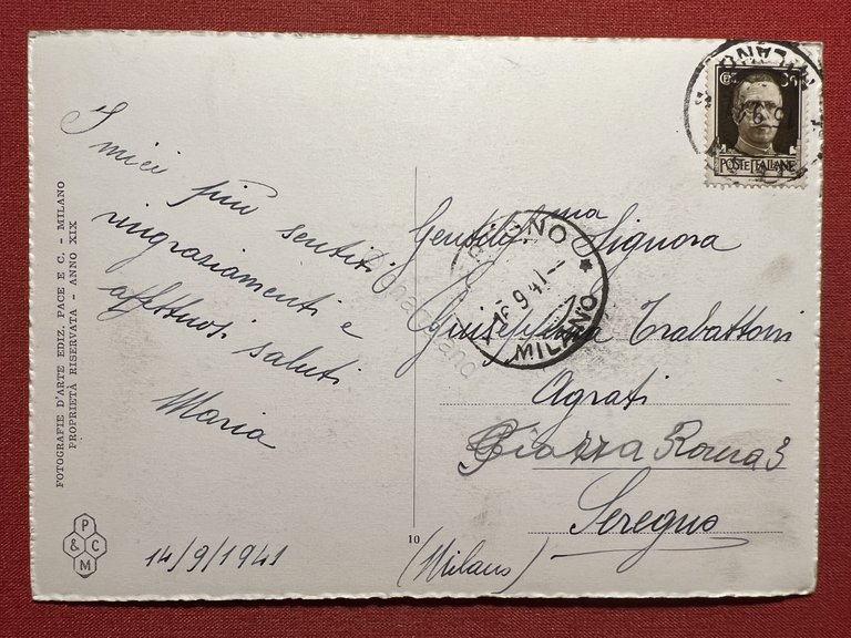 Cartolina - Milano - Castello Sforzesco - Cortile - Teatro …