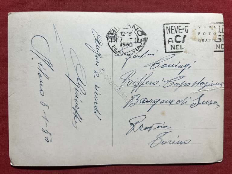 Cartolina - Milano - Corso Sempione - 1950