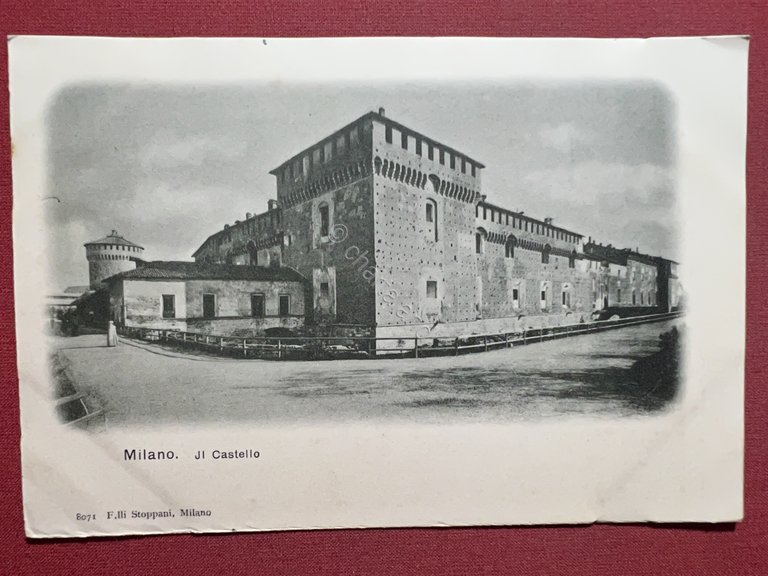 Cartolina - Milano - Il Castello - 1900 ca.
