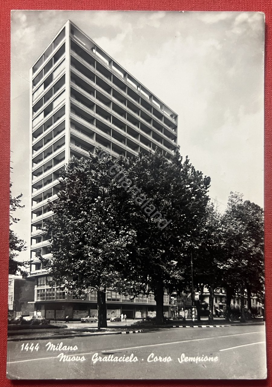 Cartolina - Milano - Nuovo Grattacielo - Corso Sempione - …