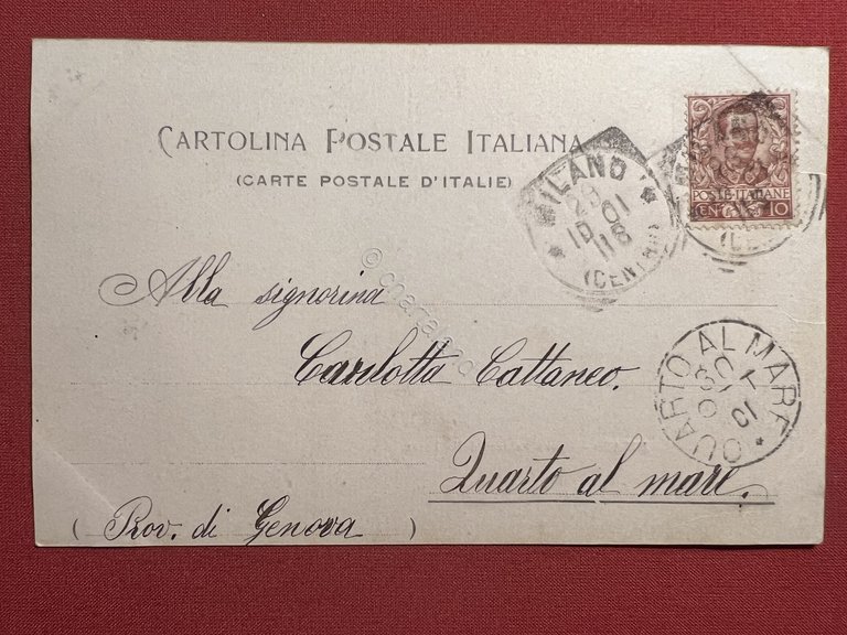 Cartolina - Milano - Nuovo Palazzo della Borsa - 1901