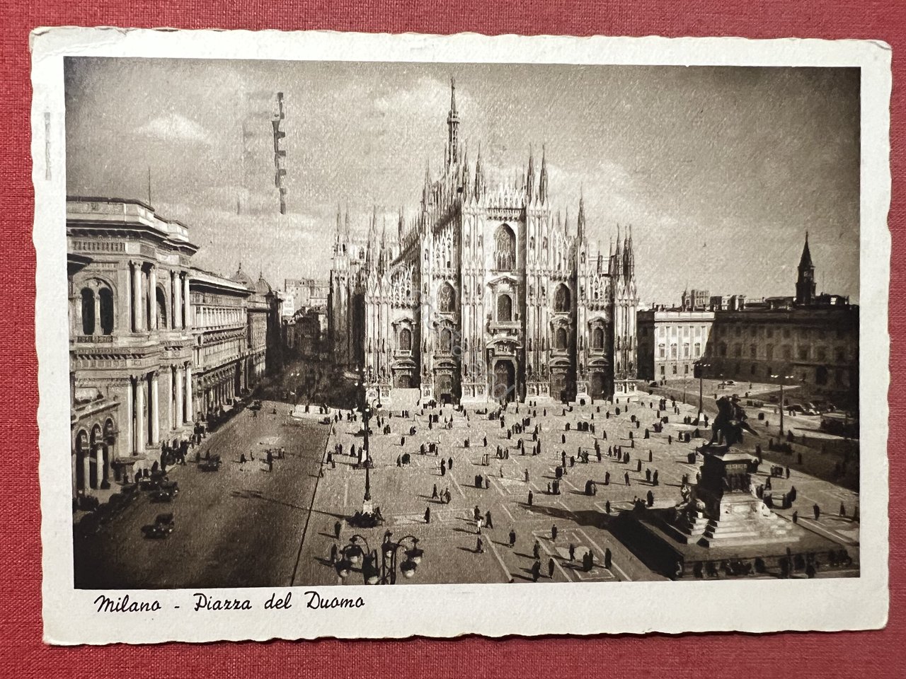 Cartolina - Milano - Piazza del Duomo - 1942