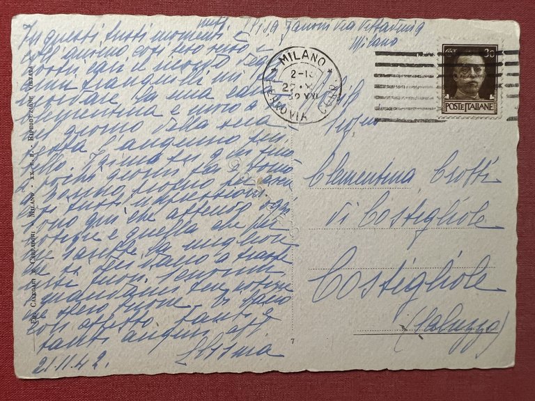 Cartolina - Milano - Piazza del Duomo - 1942