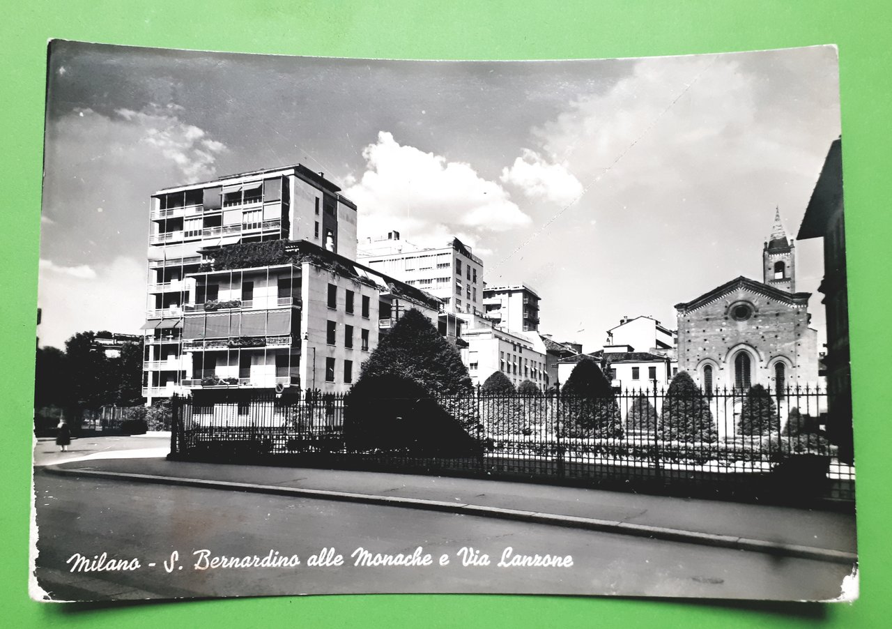 Cartolina - Milano - S. Bernardino alle Monache e Via …