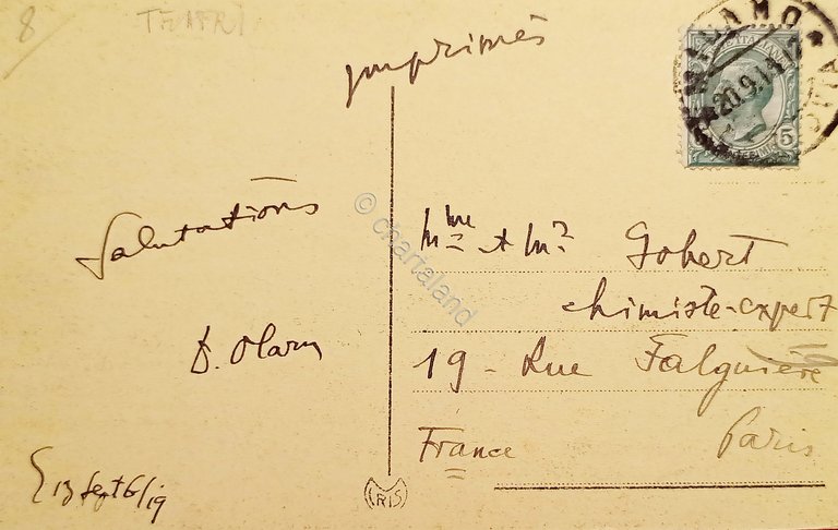 Cartolina - Milano - Teatro della Scala - 1919