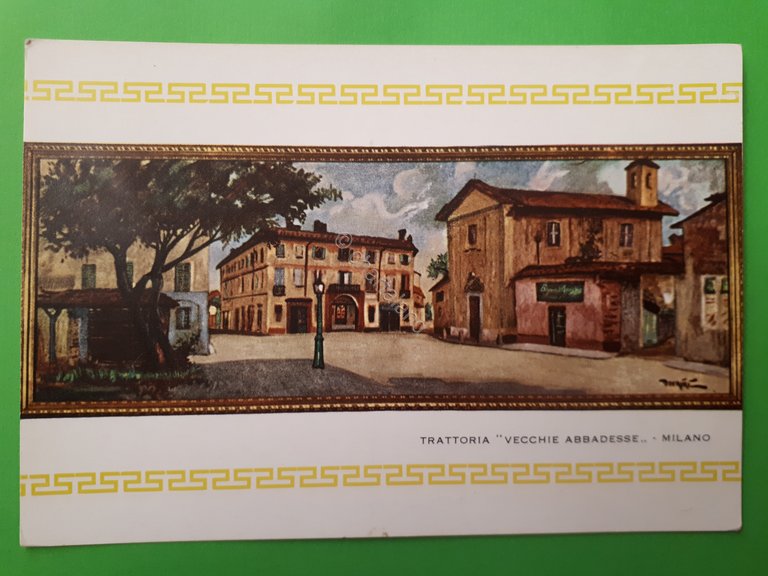 Cartolina - Milano - Trattoria - Vecchie Abbadesse - 1950 …
