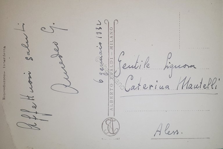 Cartolina - Milano - Veduta dall'Aeroplano - 1932