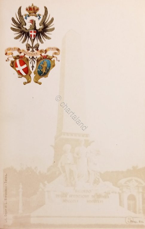Cartolina - Militaria - Circolo Militare di Torino - 1910 … | Immagine Gallery 2