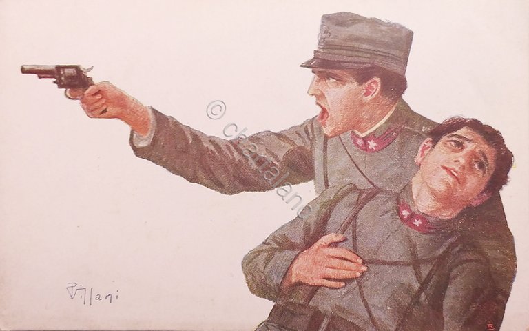 Cartolina - Militaria - Illustratore Villani - 1930 ca.