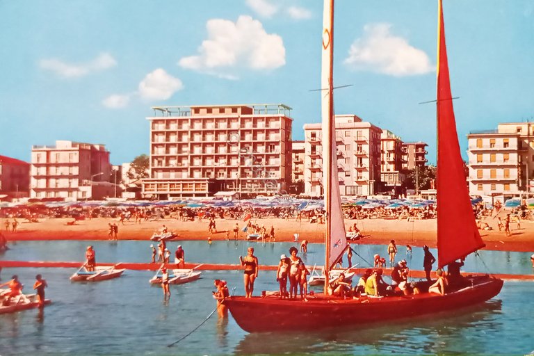Cartolina - Miramare - Gita in Barca - 1967