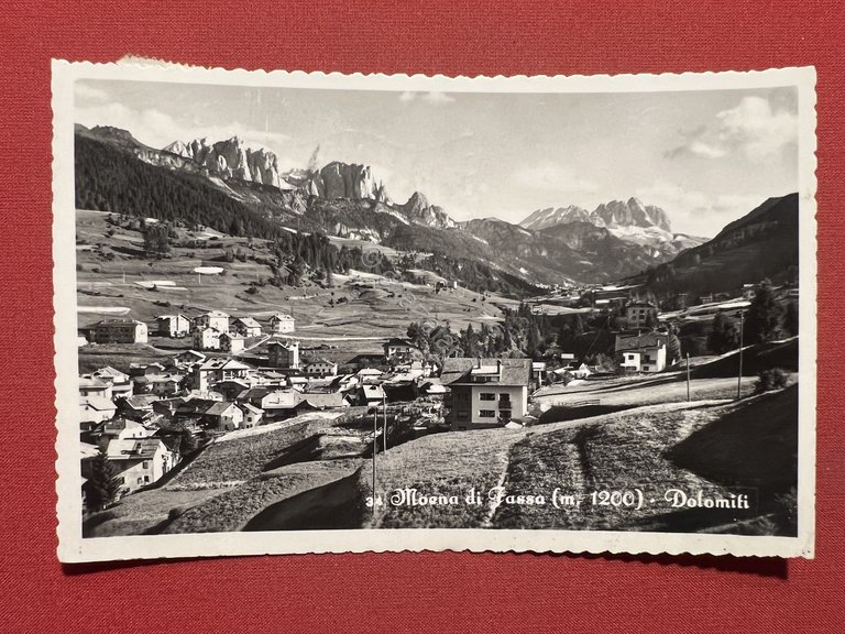 Cartolina - Moena di Fassa ( Trento ) - Dolomiti …