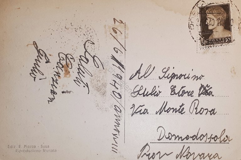 Cartolina - Molaretto ( Susa ) - Ufficio del R. …