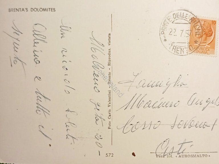 Cartolina - Molveno al Lago ( Trentino ) e le …