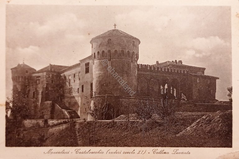 Cartolina - Moncalieri - Castelvecchio - Collina Levante - 1922