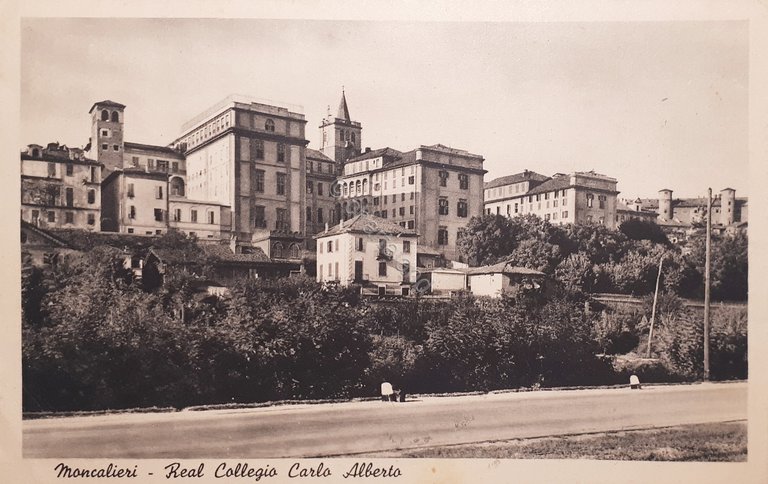 Cartolina - Moncalieri - Real Collegio Carlo Alberto - 1946