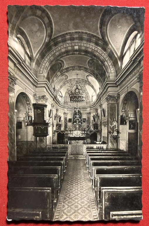 Cartolina - Mondonio ( Asti ) - Interno Chiesa Parrocchiale …