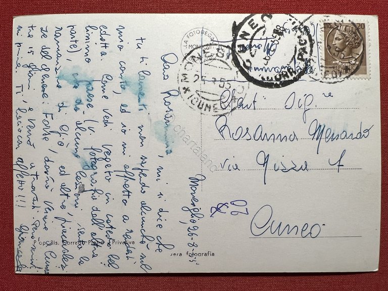 Cartolina - Monesiglio ( Cuneo ) - Panorama generale - …