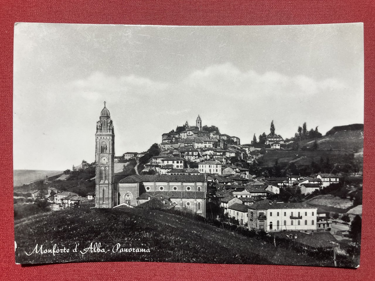 Cartolina - Monforte d'Alba ( Cuneo ) - Panorama - …