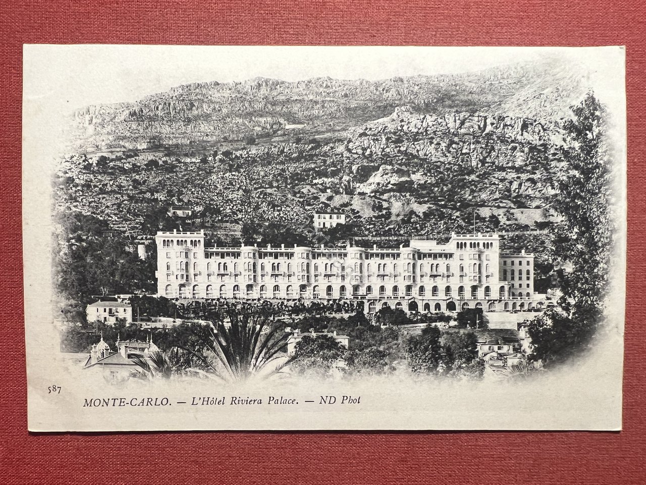 Cartolina - Monte Carlo - L'Hotel Riviera Palace - 1900 …