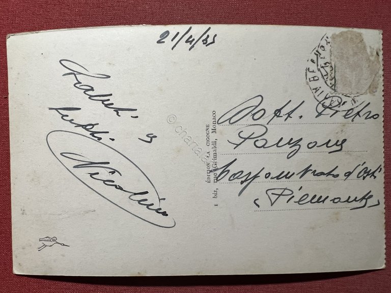 Cartolina - Monte Carlo - Le Casino et les Terrasse …