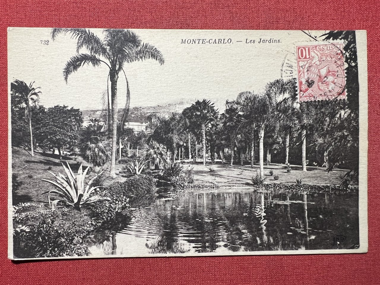 Cartolina - Monte Carlo - Les Jardins - 1902