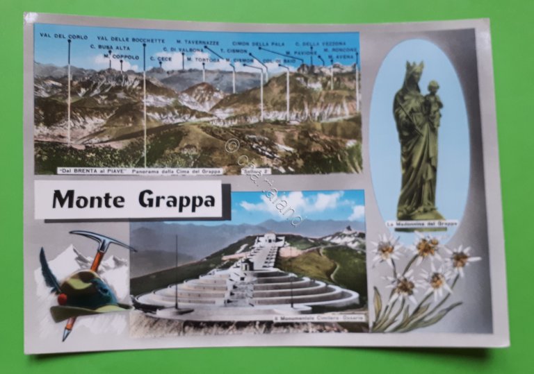 Cartolina - Monte Grappa - 1970 ca.