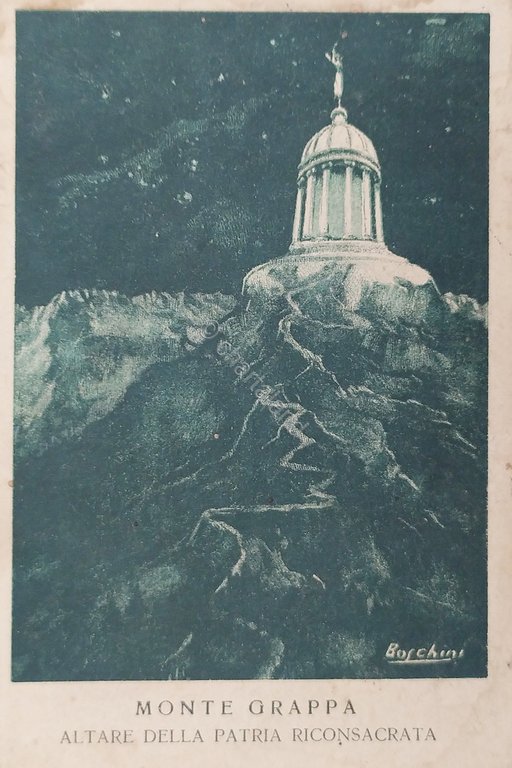 Cartolina - Monte Grappa - Altare della Patria Riconsacrata - …