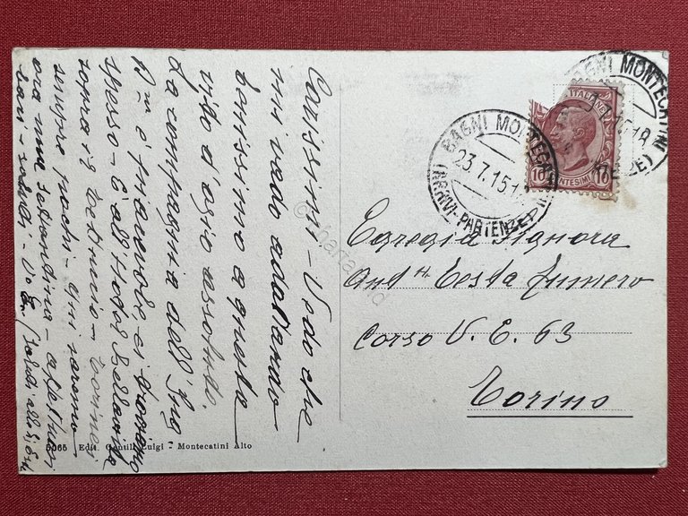 Cartolina - Montecatini Alto - Torre Medioevale - Cancello - …