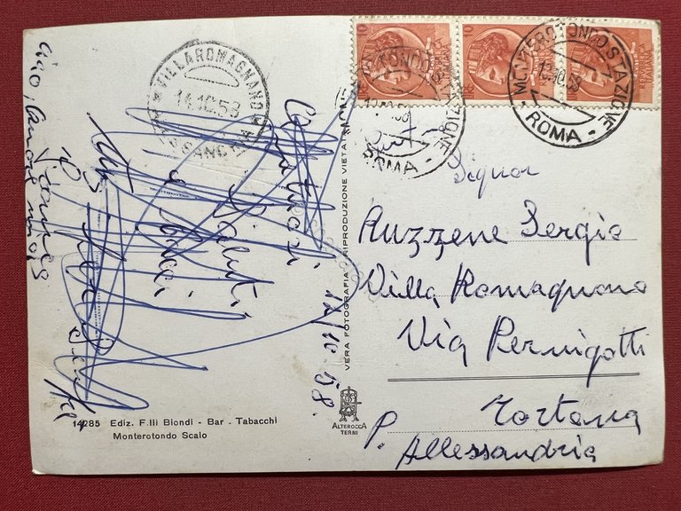 Cartolina - Monterotondo Scalo ( Roma ) - Chiesa Madonna … | Immagine Gallery 4