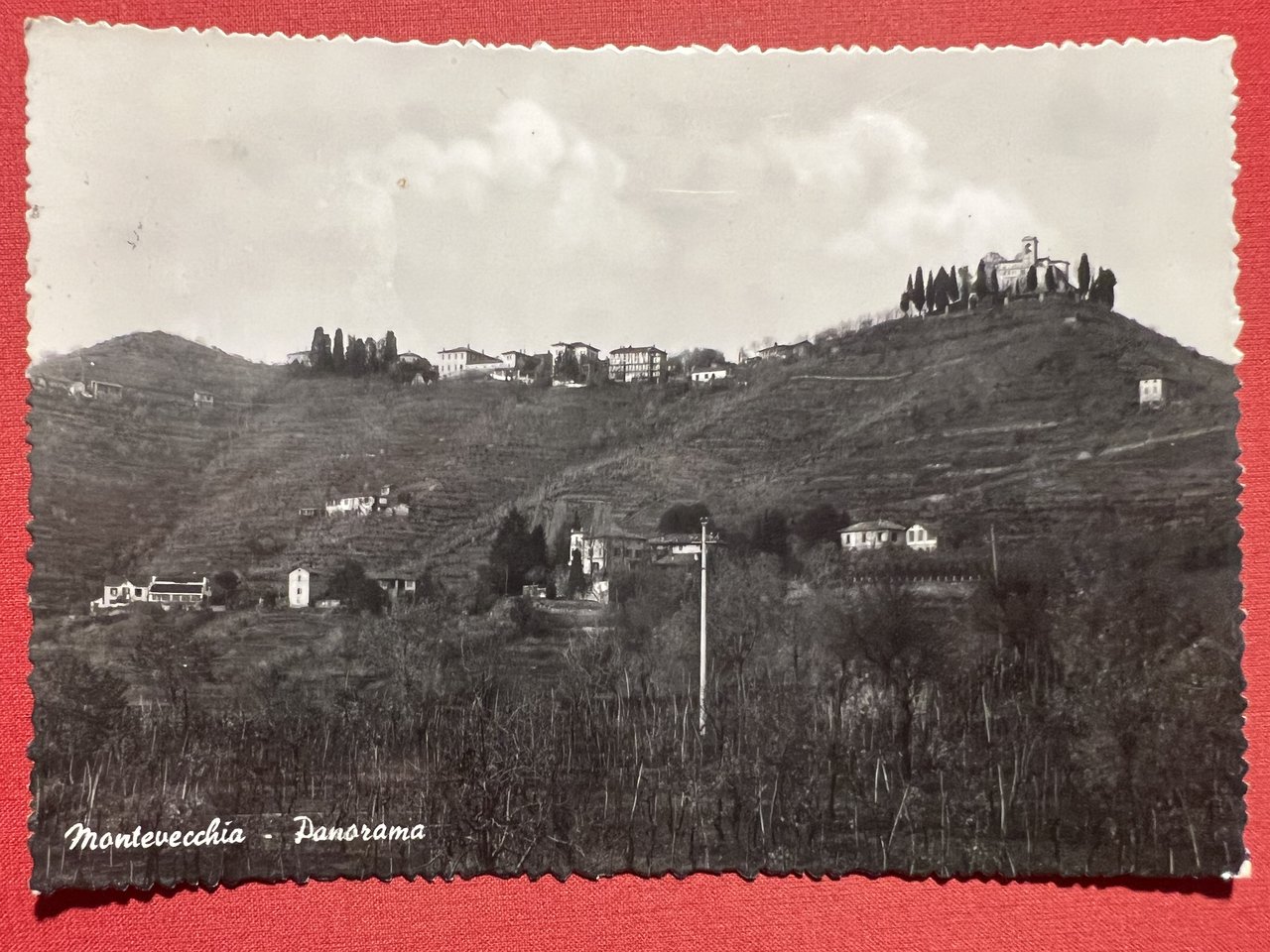 Cartolina - Montevecchia ( Lecco ) - Panorama - 1958