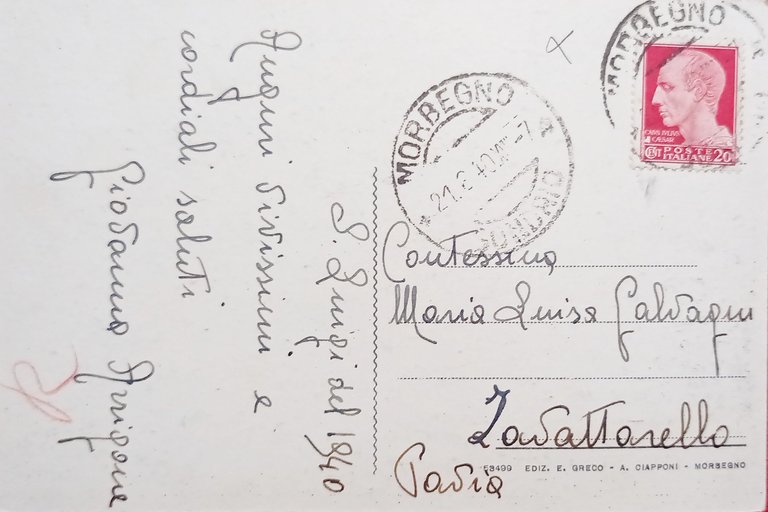 Cartolina - Morbegno - Interno Santuario B. V. Assunta - …