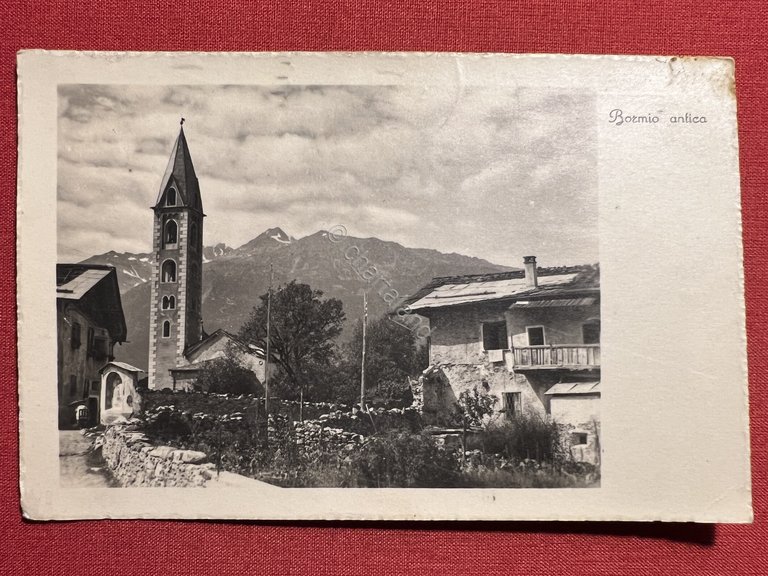 Cartolina - Motivi d'Italia - Bormio Antica - 1943
