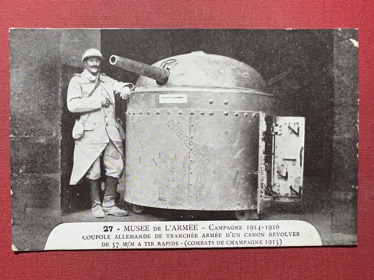 Cartolina - Musee de l'Armee - Campagne 1914-1916 - Couple …