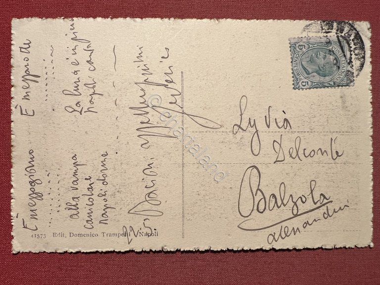 Cartolina - Napoli - Galleria Umberto I - 1920 ca.