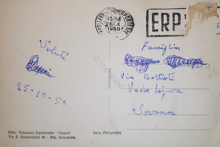 Cartolina - Napoli - Interno del Teatro S. Carlo - …