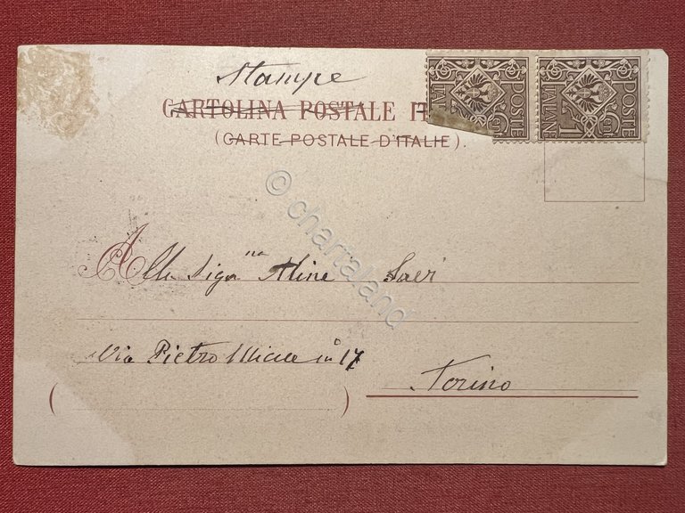 Cartolina - Napoli - Mercato di Pesce - 1902