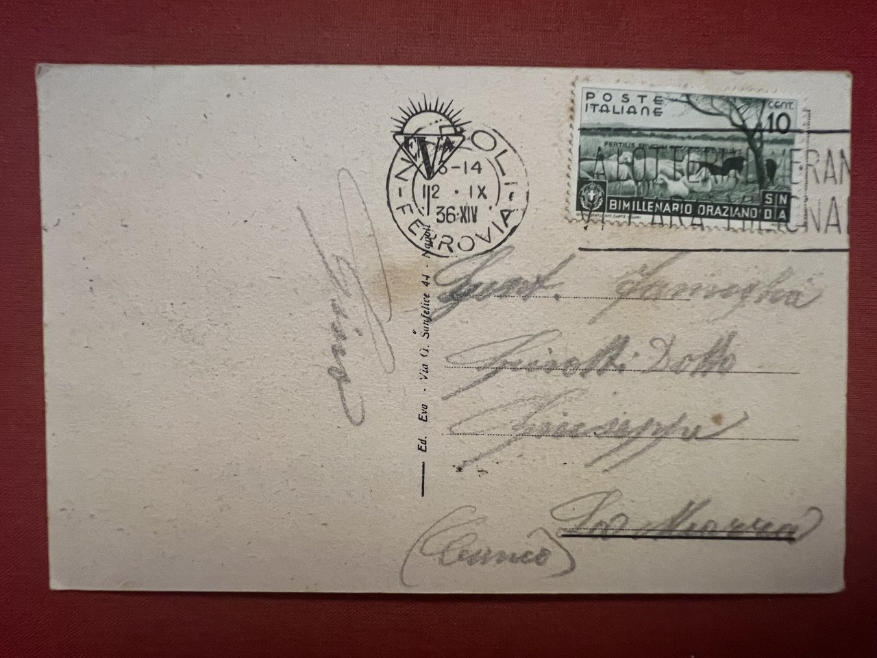 Cartolina antica Napoli mercato a Porta Capuana
