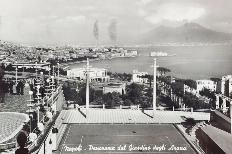 Cartolina - Napoli - Panorama dal Giardino degli Aranci - …