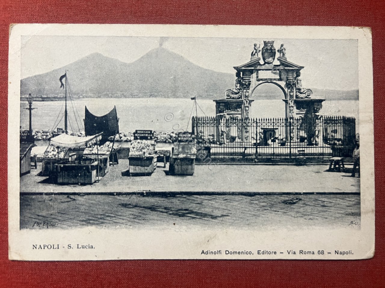 Cartolina - Napoli - Santa Lucia - 1900 ca.