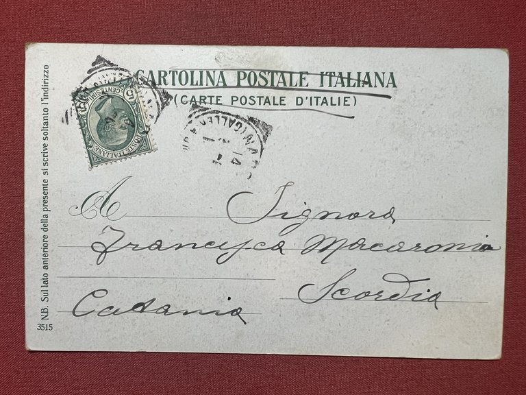 Cartolina - Napoli - Via S. Lucia ed il Monte …