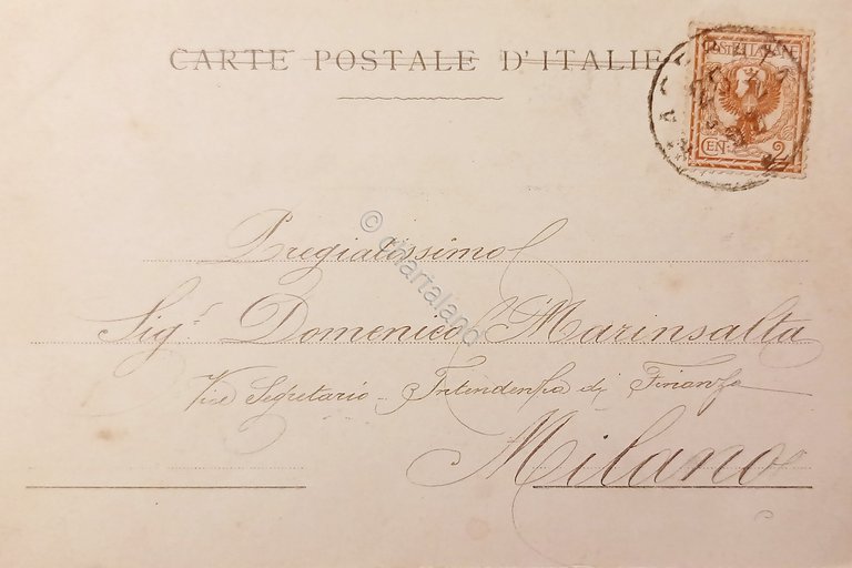 Cartolina - Napoli - Villa Comunale - 1902 | Immagine Gallery 4