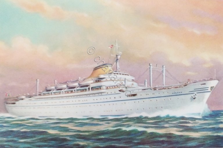 Cartolina - Navi - Lloyd Triestino - Trieste - 1960 …