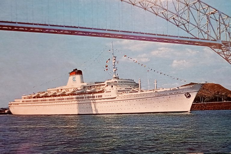 Cartolina - Navi - T/V Leonardo Da Vinci - 1970 …