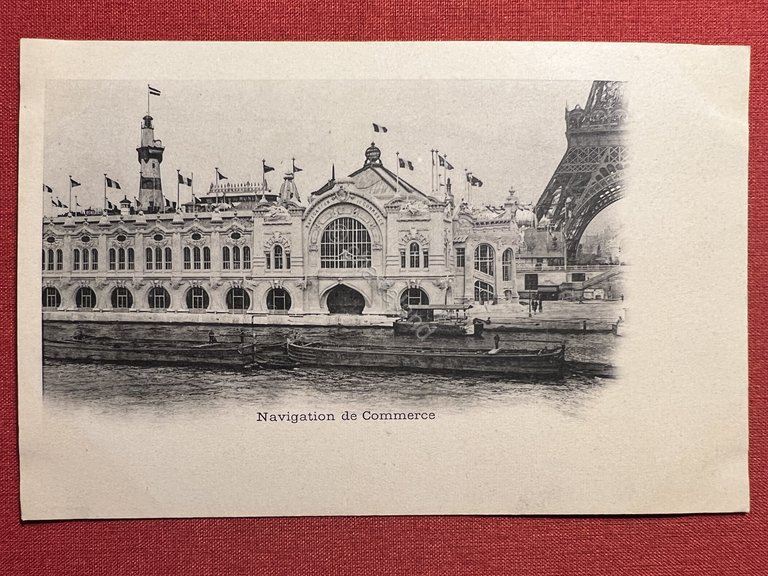 Cartolina - Navigation de Commerce - Exposition Universelle Paris 1900