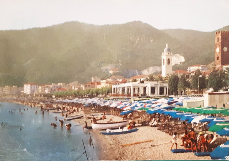 Cartolina - Noli - Bagni Anita - 1966