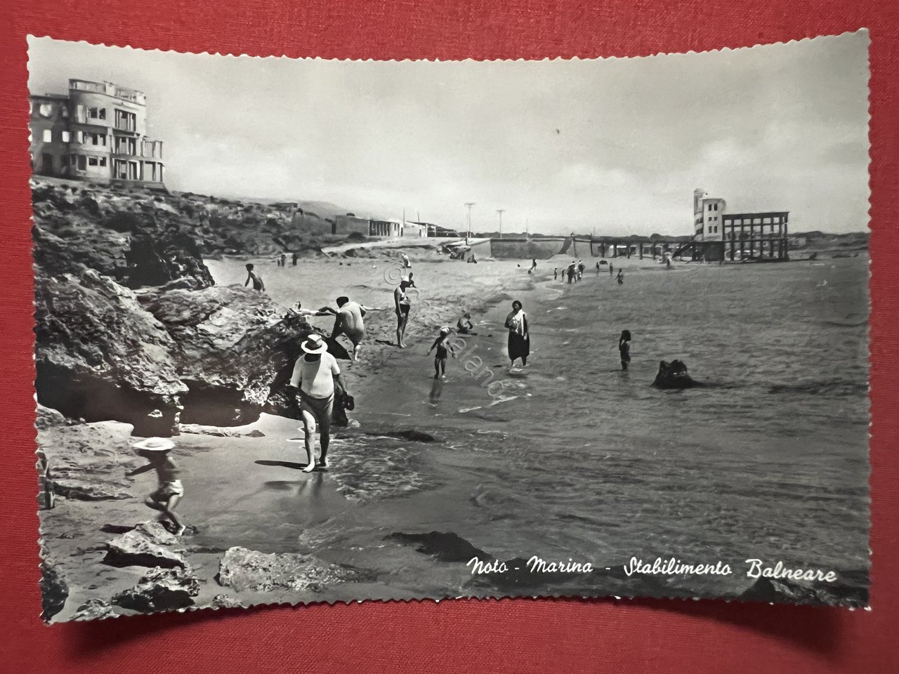 Cartolina - Noto ( Siracusa ) - Marina - Stabilimento …