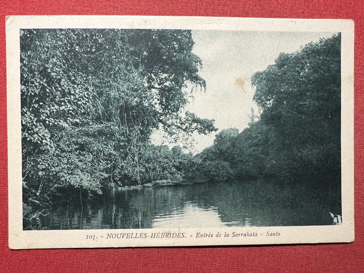 Cartolina - Nouvelles-Hébrides - Entrée de la Sarrakata - Santo …