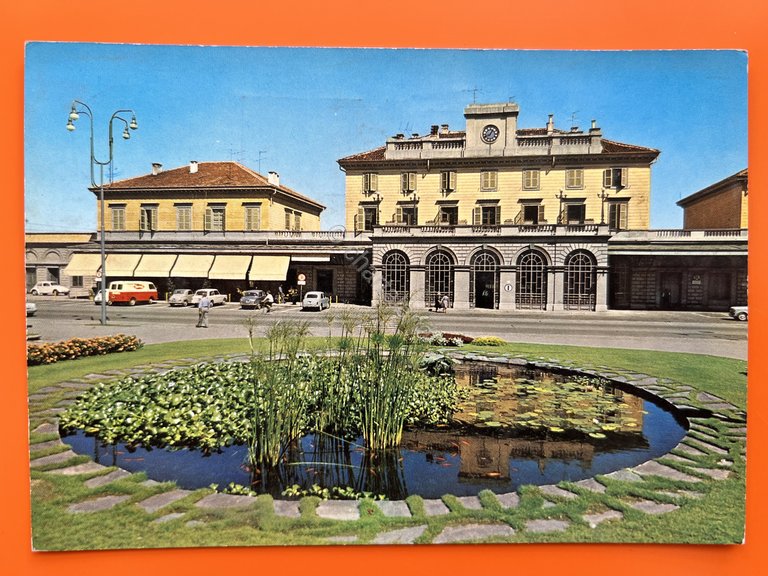 Cartolina - Novara - Stazione Ferroviaria - 1968