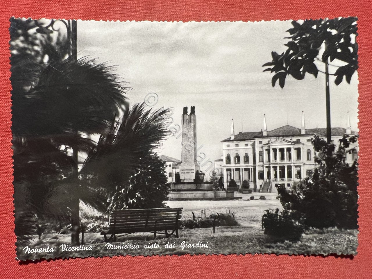 Cartolina - Noventa Vicentina ( Vicenza ) - Municipio visto … | Immagine principale