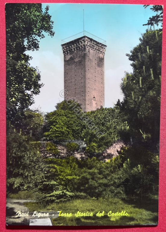 Cartolina - Novi Ligure ( Alessandria ) - Torre Storica …